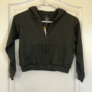 RARE HTF 💎 SKIMS full Zip Youth Jacket Covered in Logos (muted) (7) XXS/XS/S